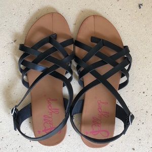 Black sandals